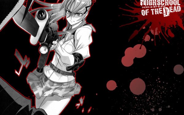 Anime Highschool Of The Dead Rei Miyamoto HD Wallpaper | Background Image