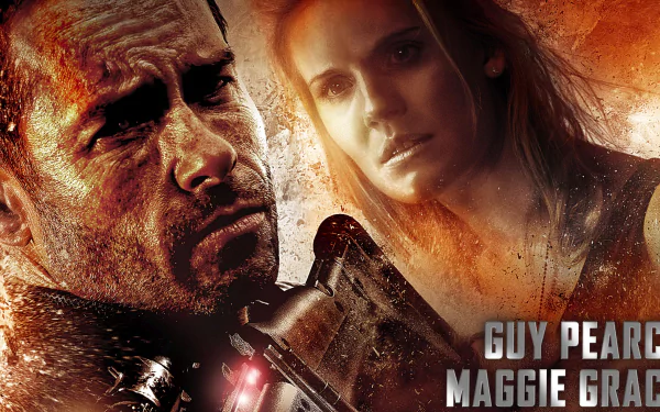 Maggie Grace Guy Pearce movie lockout HD Desktop Wallpaper | Background Image