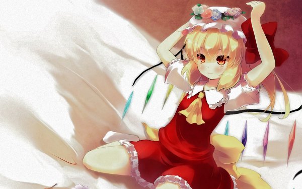 Anime Touhou Fantasy Flandre Scarlet HD Wallpaper | Background Image