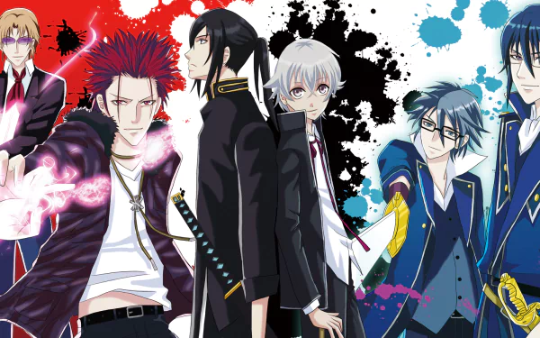  Red,Blue and Silver clan by 都邇未埜乃 (pixiv)