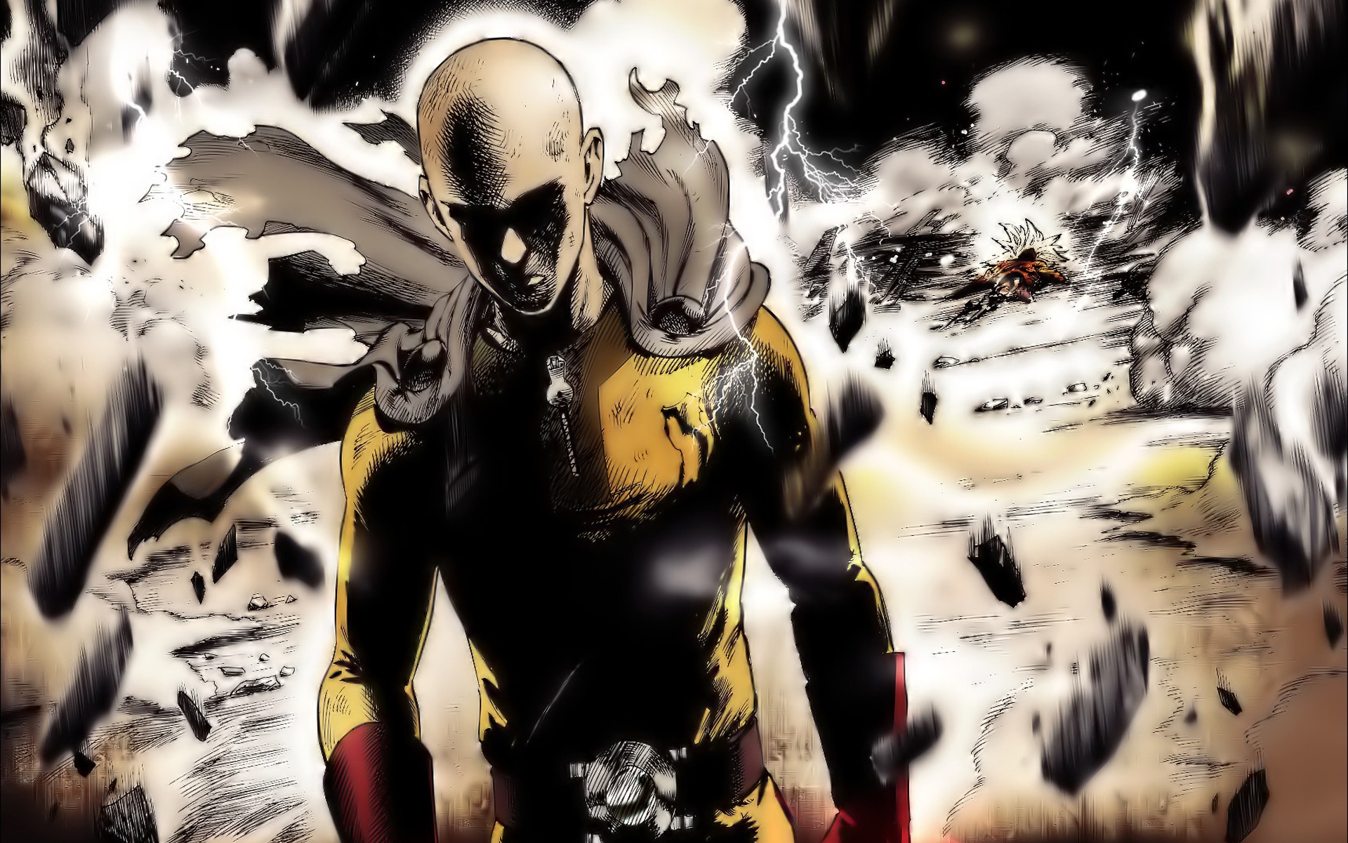 Download AMOLED Android One-Punch Man Saitama Wallpaper