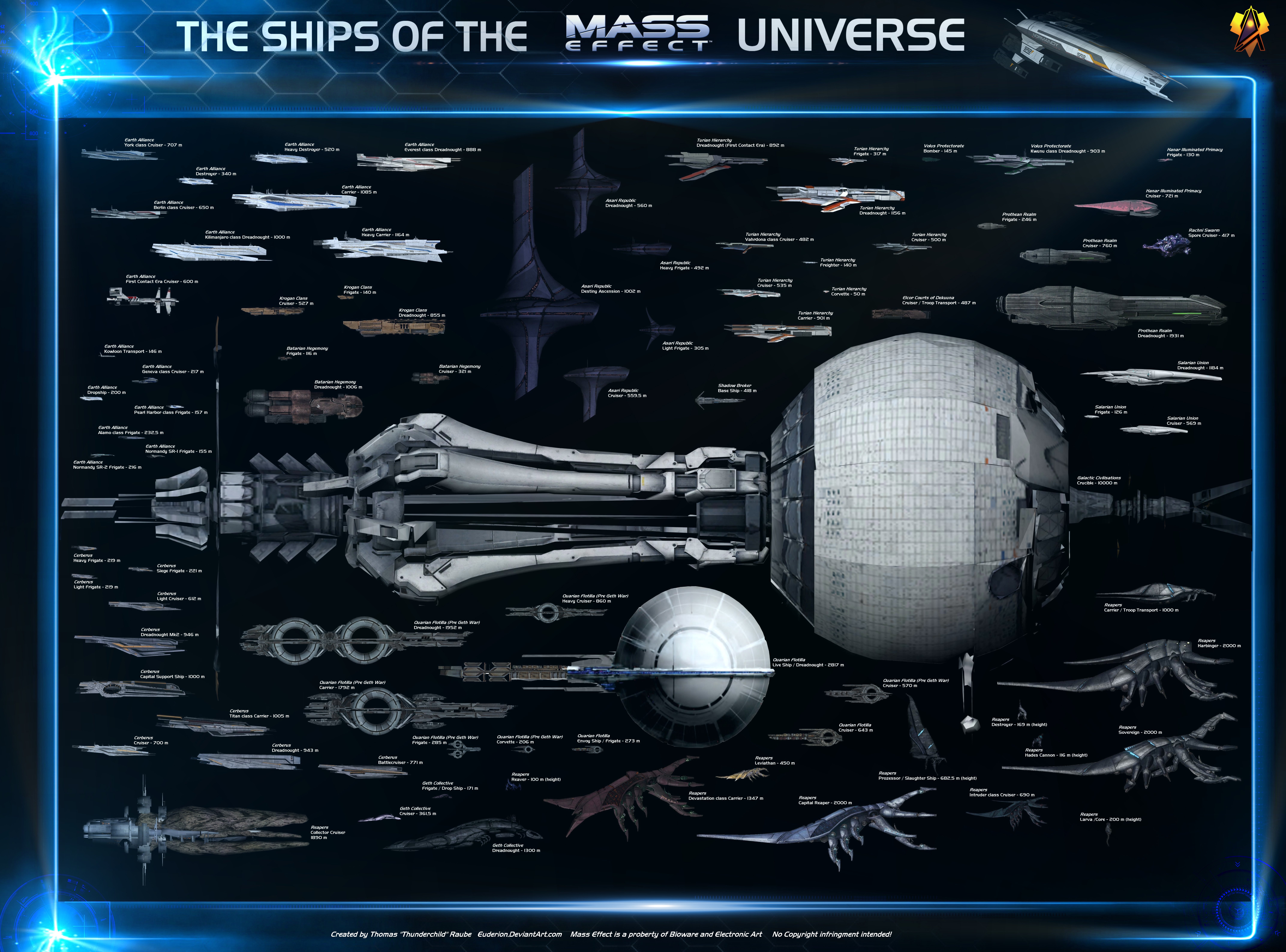 mass effect asari ships