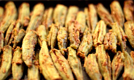 food okra HD Desktop Wallpaper | Background Image