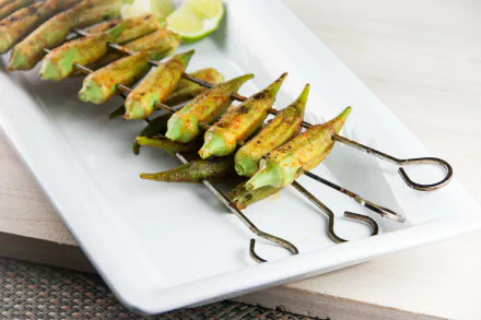 food okra HD Desktop Wallpaper | Background Image