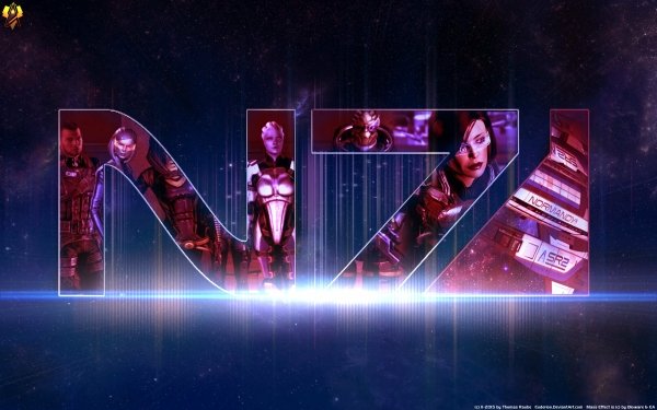 Video Game Mass Effect N7 HD Wallpaper | Background Image