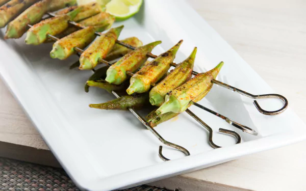 food okra HD Desktop Wallpaper | Background Image