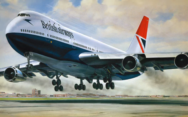 vehicle Boeing 747 HD Desktop Wallpaper | Background Image