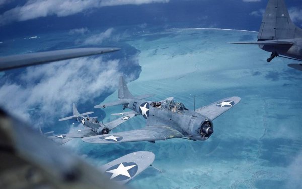 Military Douglas SBD Dauntless Bombers HD Wallpaper | Background Image