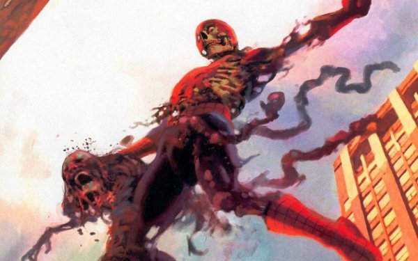 Comics Marvel Zombies Spider-Man HD Wallpaper | Background Image