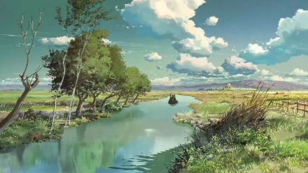 Anime Children Who Chase Lost Voices HD Desktop Wallpaper | Background Image