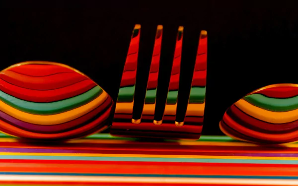 colors spoon fork photography Cutlery HD Desktop Wallpaper | Background Image
