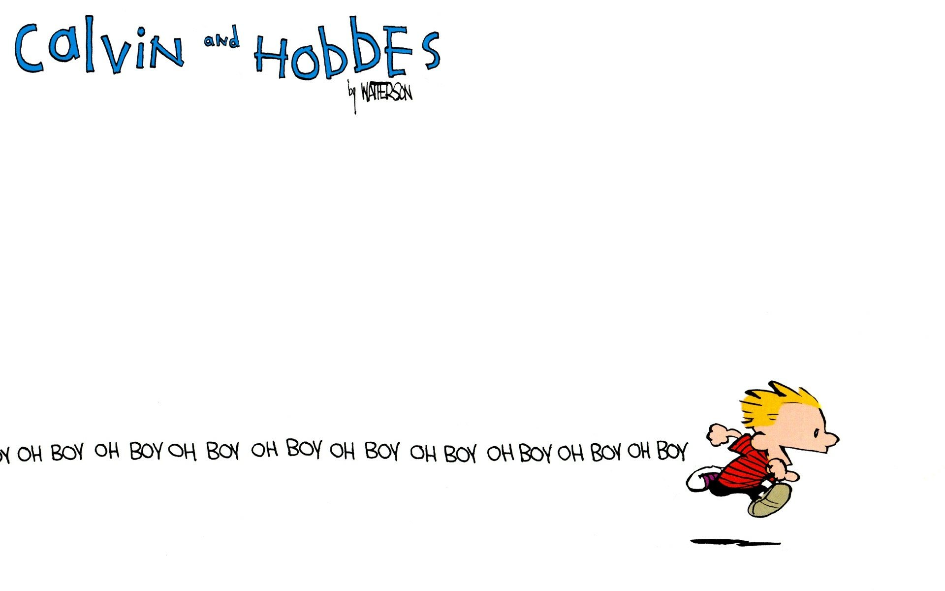 Download Calvin (Calvin & Hobbes) Comic Calvin & Hobbes HD Wallpaper
