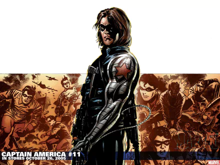 Winter Soldier Comic Captain America HD Desktop Wallpaper | Background Image