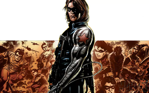 Winter Soldier Comic Captain America HD Desktop Wallpaper | Background Image