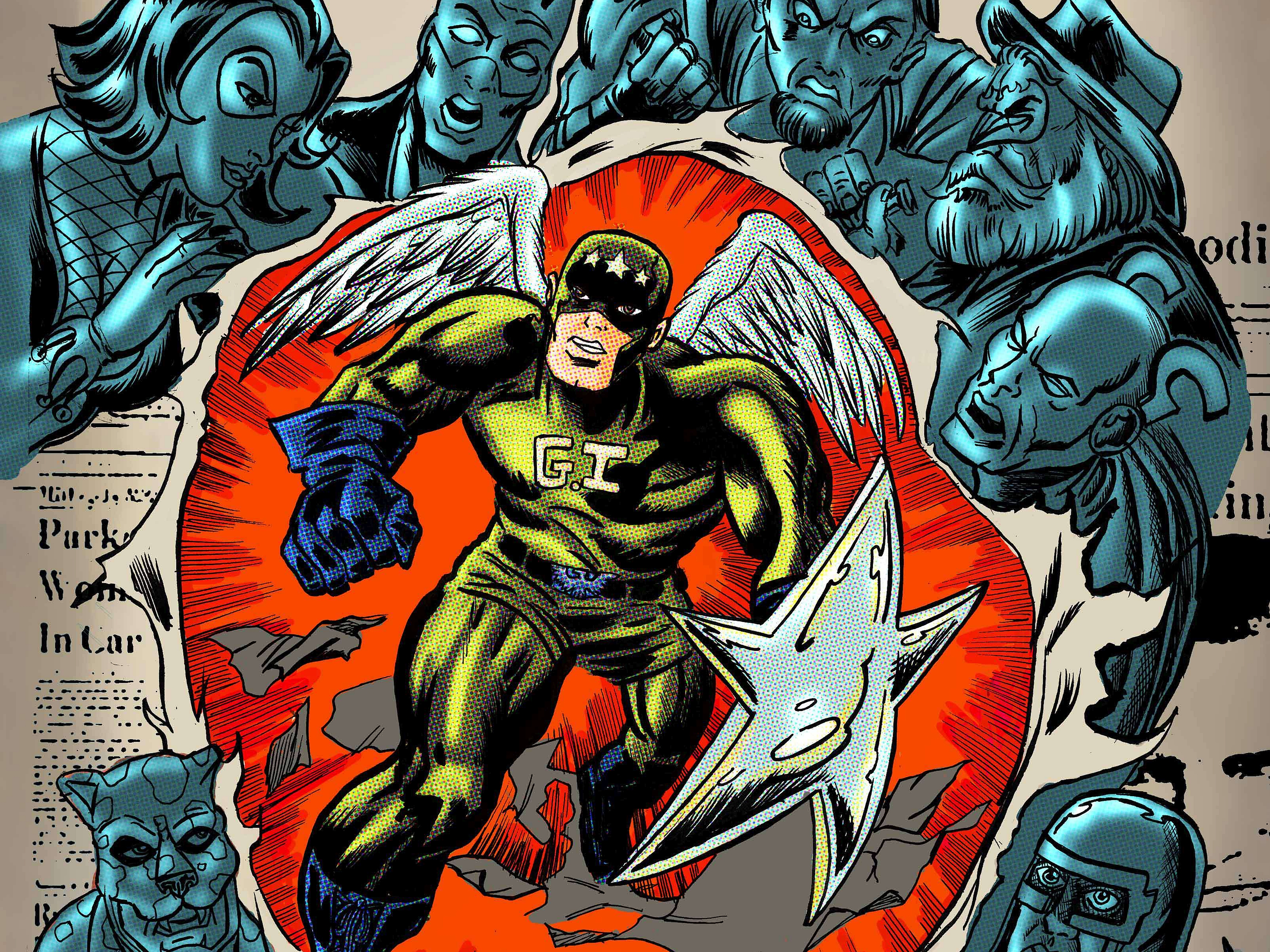 Comics World War Heroes HD Wallpaper | Background Image