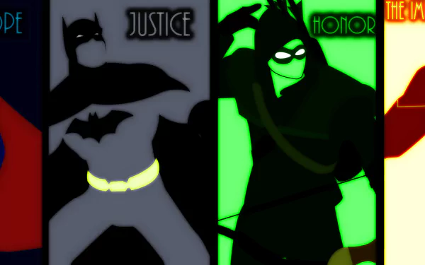 Comic Justice League HD Desktop Wallpaper | Background Image