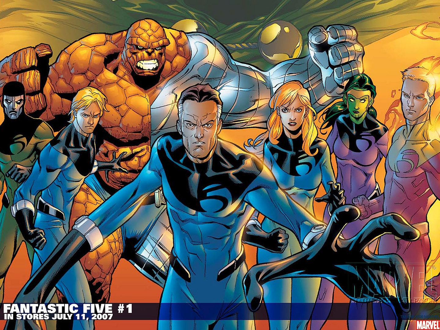 Comics Fantastic Five HD Wallpaper | Background Image