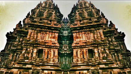 Indonesia Java (Indonesia) Hindu Temple religious Prambanan Temple HD Desktop Wallpaper | Background Image