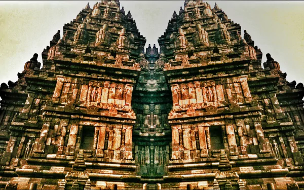Indonesia Java (Indonesia) Hindu Temple religious Prambanan Temple HD Desktop Wallpaper | Background Image