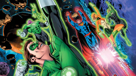 John Stewart (Green Lantern) Arisia Rrab Hal Jordan DC Comics Kilowog (DC Comics) Superman Comic Green Lantern HD Desktop Wallpaper | Background Image