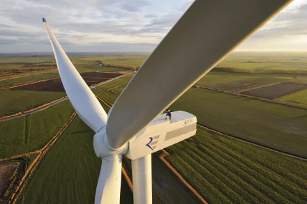 man made wind turbine HD Desktop Wallpaper | Background Image