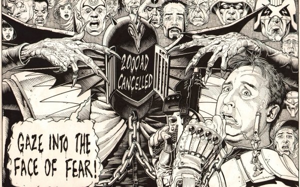 Comics 2000 AD Judge Dredd HD Wallpaper | Background Image