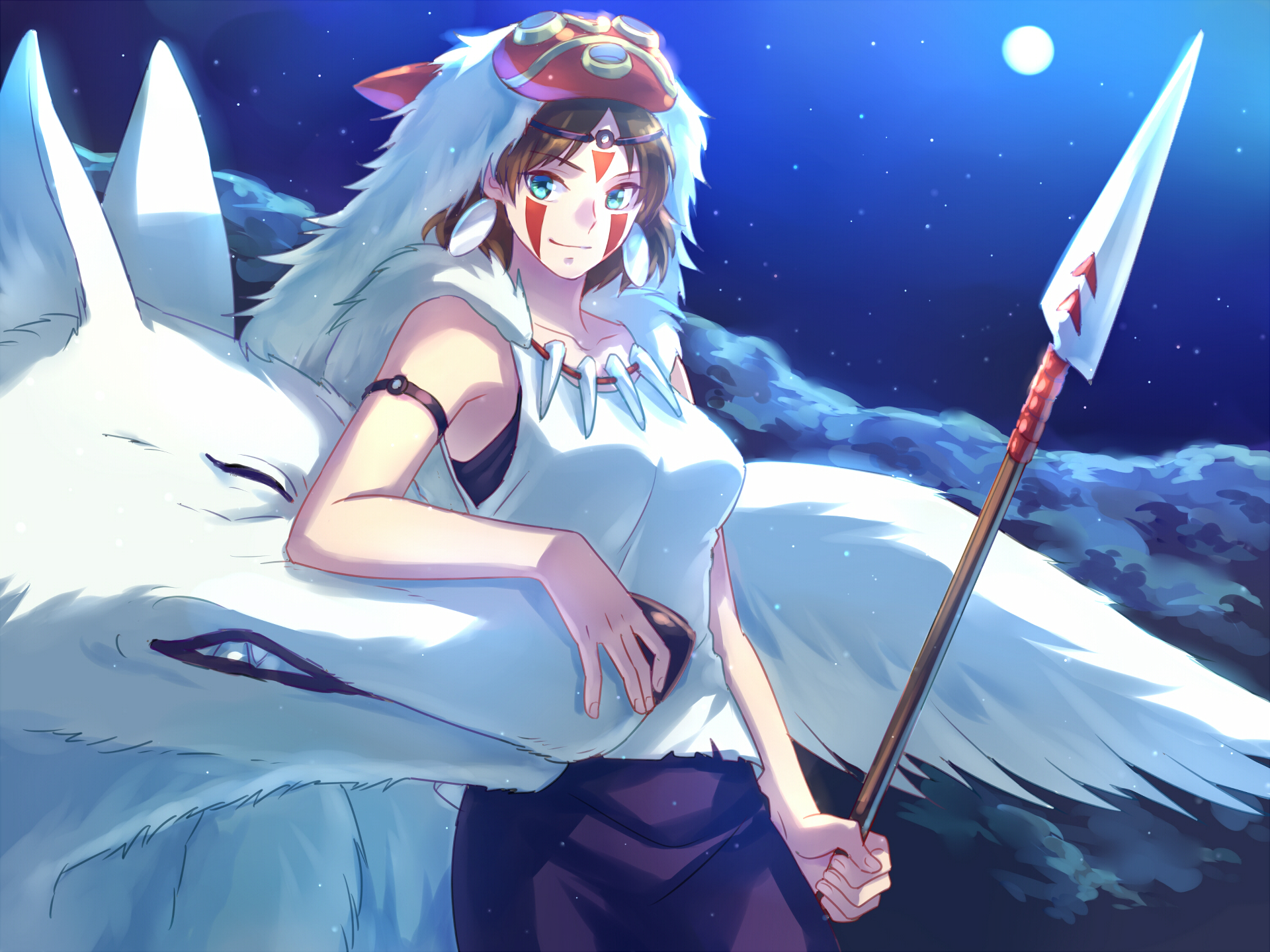 Anime Princess Mononoke HD Wallpaper