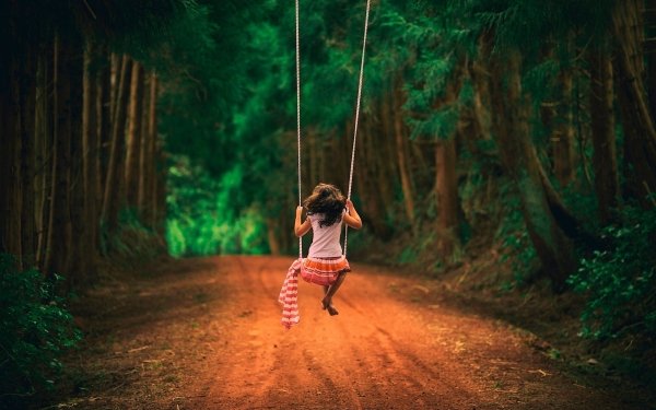 Photography Child Swing Cute HD Wallpaper | Background Image
