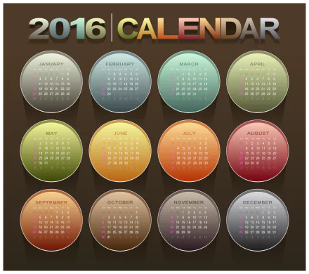  2016 Computer New year Calendar by Viscious-Speed