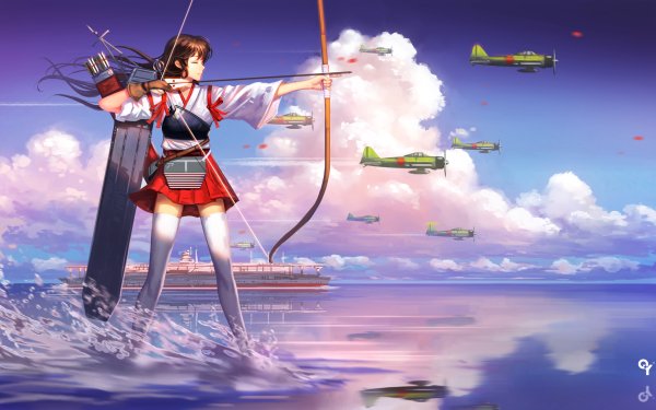 Anime Kantai Collection Akagi HD Wallpaper | Background Image