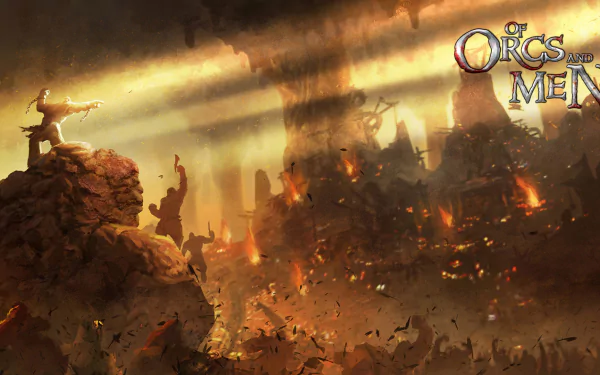 video game of orcs and men HD Desktop Wallpaper | Background Image