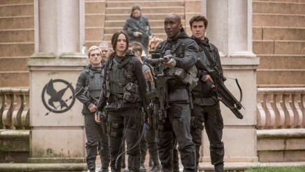 Liam Hemsworth Jennifer Lawrence movie The Hunger Games: Mockingjay - Part 2 HD Desktop Wallpaper | Background Image