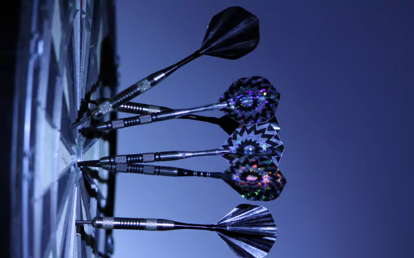  Darts in a dartboard