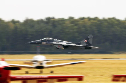motion blur military jet fighter Mikoyan MiG-29 HD Desktop Wallpaper | Background Image
