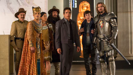 Dan Stevens Robin Williams Ben Stiller movie Night at the Museum: Secret of the Tomb HD Desktop Wallpaper | Background Image