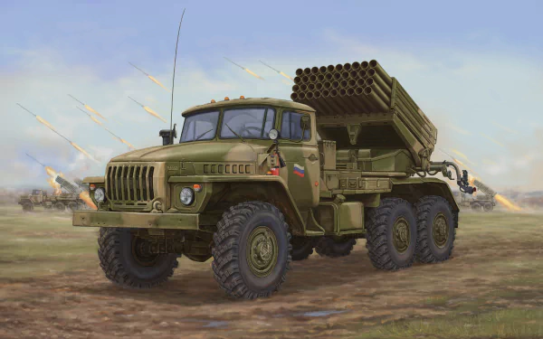 military BM-21 Grad HD Desktop Wallpaper | Background Image