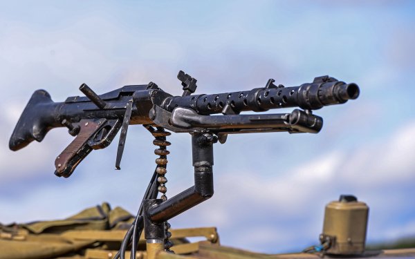 Weapons MG 34 MG-34 Machine Gun Bullet HD Wallpaper | Background Image