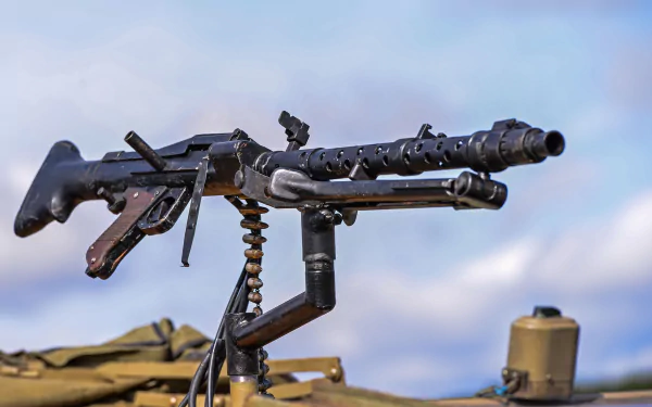bullet machine gun MG-34 man made HD Desktop Wallpaper | Background Image