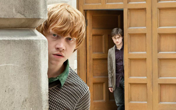 Ron Weasley Rupert Grint Daniel Radcliffe Harry Potter movie Harry Potter and the Deathly Hallows: Part 1 HD Desktop Wallpaper | Background Image