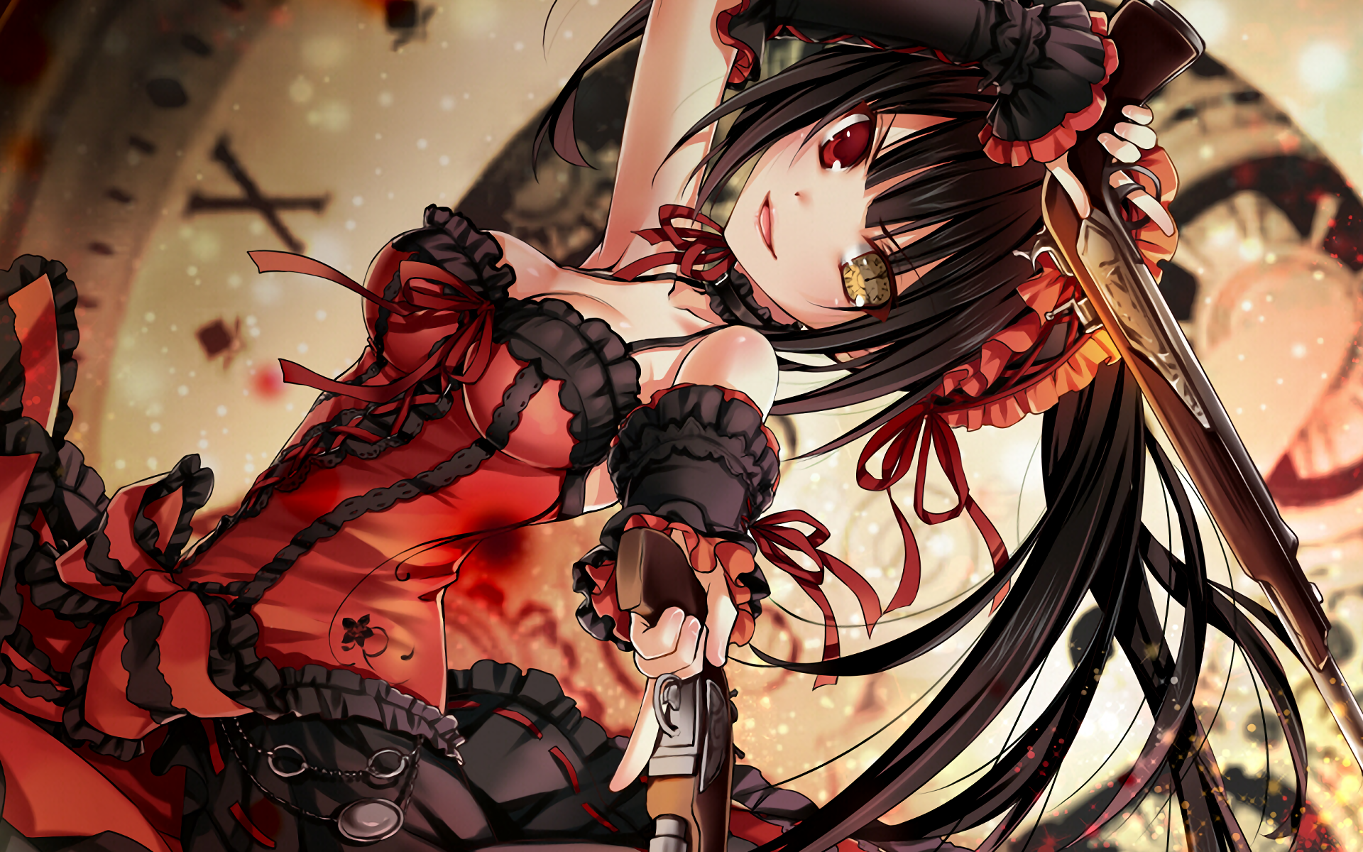 Kurumi Tokisaki Date A Live HD Wallpaper By King c