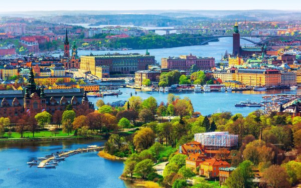 Man Made Stockholm Cities Sweden City Building HD Wallpaper | Background Image