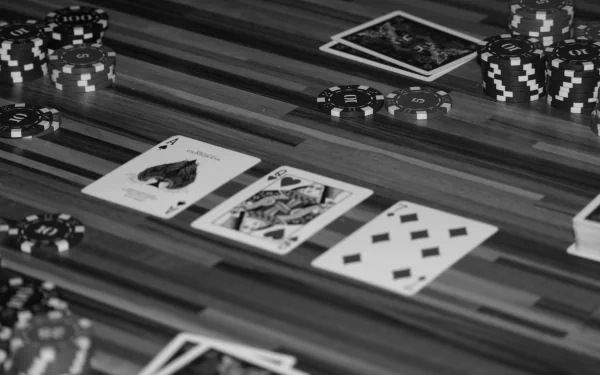 Black & White man made poker HD Desktop Wallpaper | Background Image