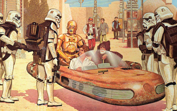 C-3PO stormtrooper movie Star Wars Episode IV: A New Hope HD Desktop Wallpaper | Background Image