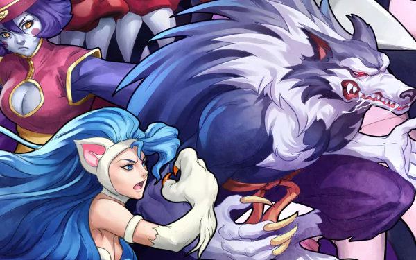 video game Darkstalkers Resurrection HD Desktop Wallpaper | Background Image