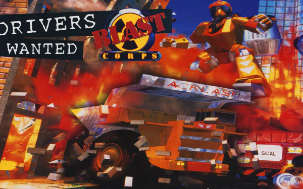 video game Blast Corps HD Desktop Wallpaper | Background Image