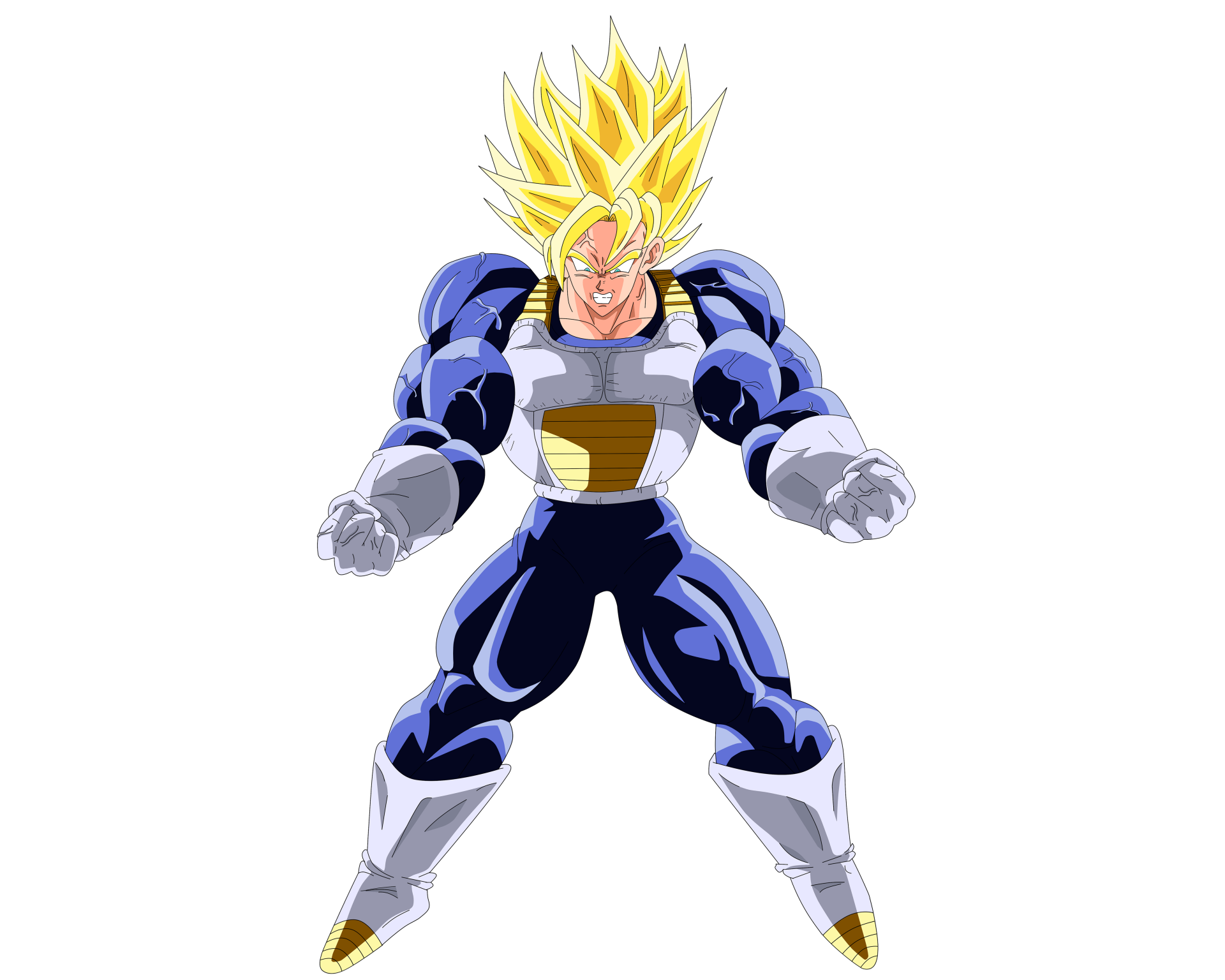4K Ultra HD desktop wallpaper featuring Goku from Dragon Ball Z in his Super Saiyan form, showcasing intense energy and powerful stance.