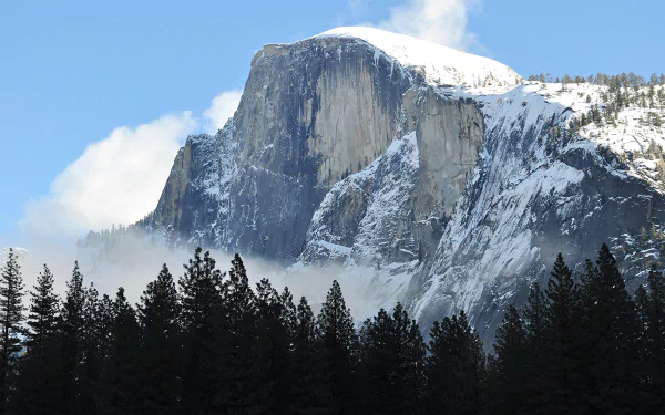  Half Dome in Winter, Yosemite National Park