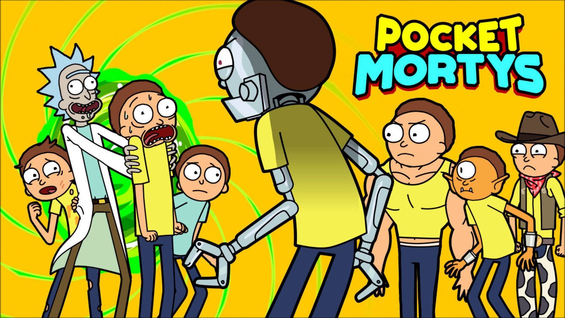 Video Game Rick and Morty: Pocket Mortys HD Wallpaper