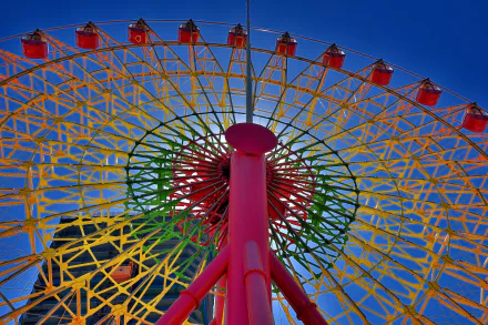 man made ferris wheel HD Desktop Wallpaper | Background Image