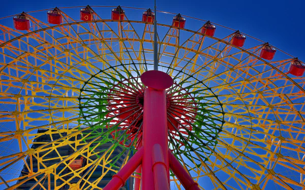 man made ferris wheel HD Desktop Wallpaper | Background Image
